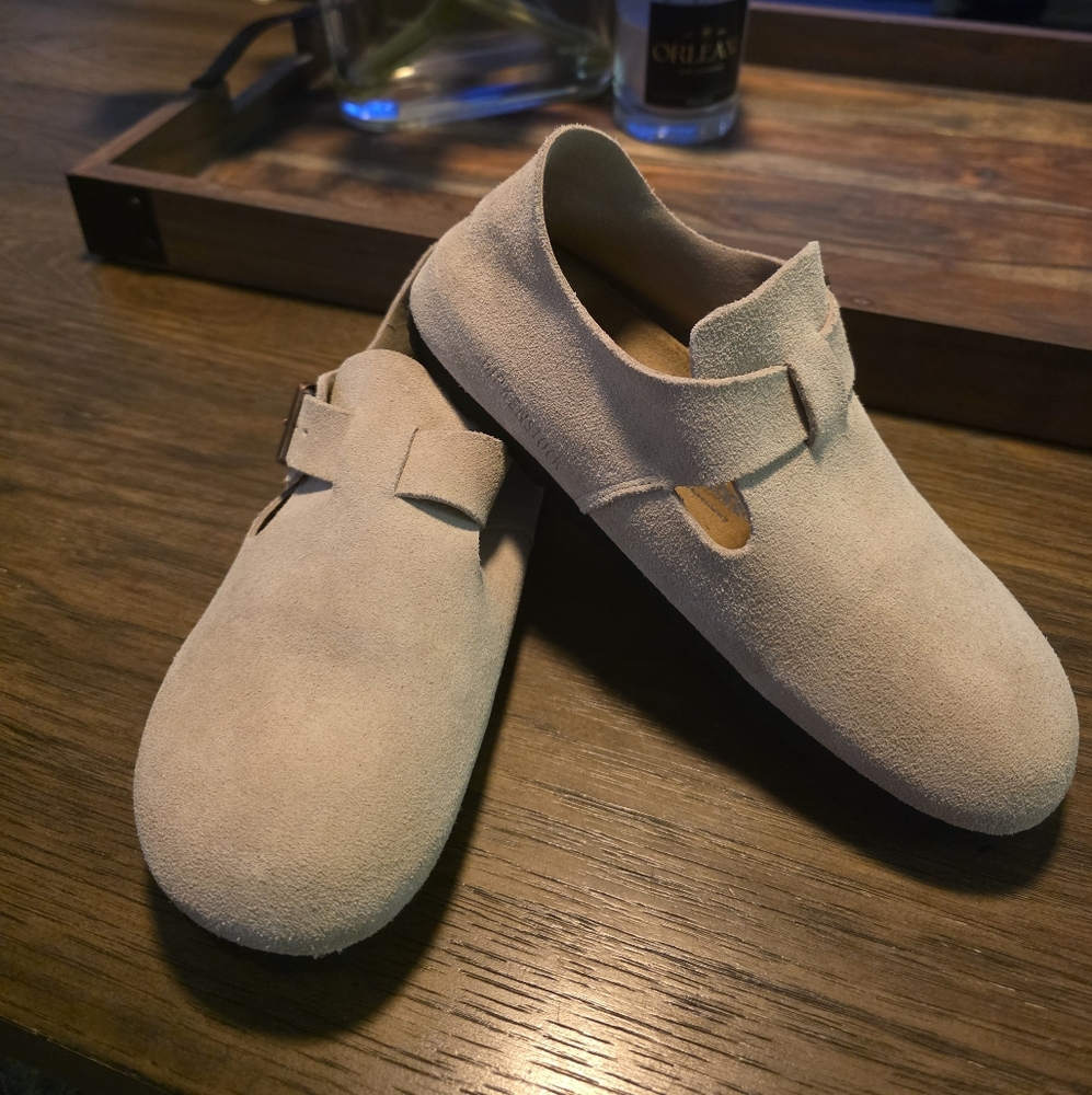 Birkenstock (39) 8-8.5W London In Taupe